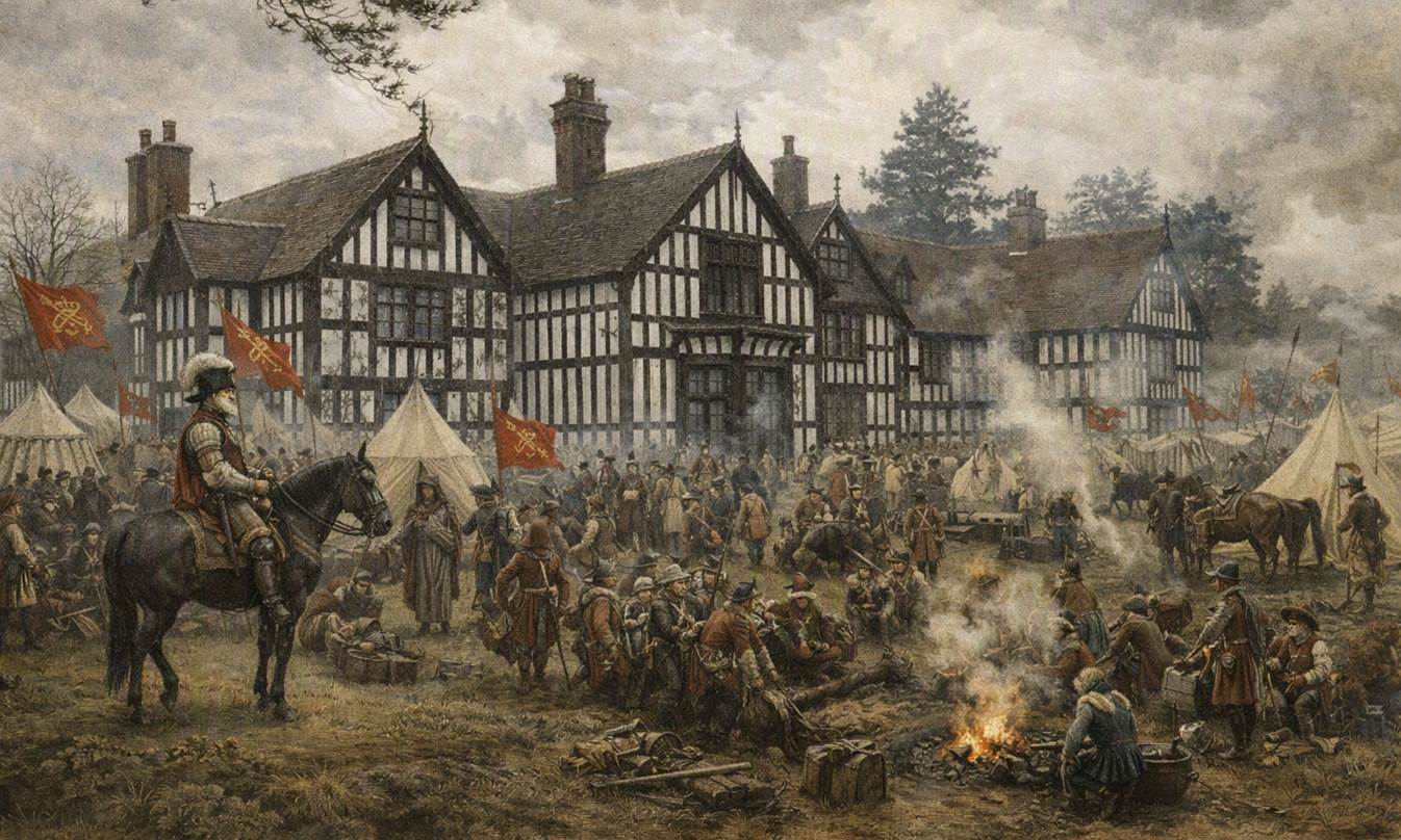 Prince Rupert’s royalist encampment